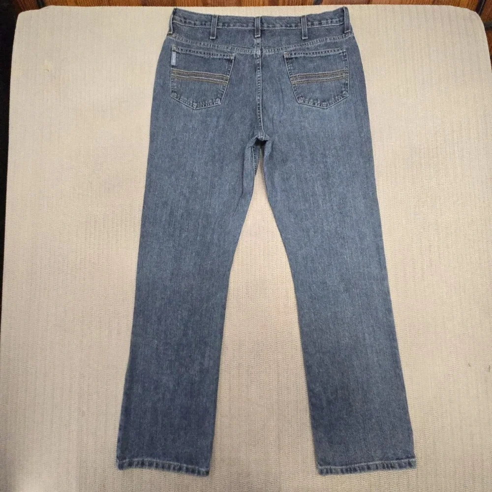 Cinch Jeans Mens 34x32 Blue Regular Fit Straight Leg Denim Pants MB980034001